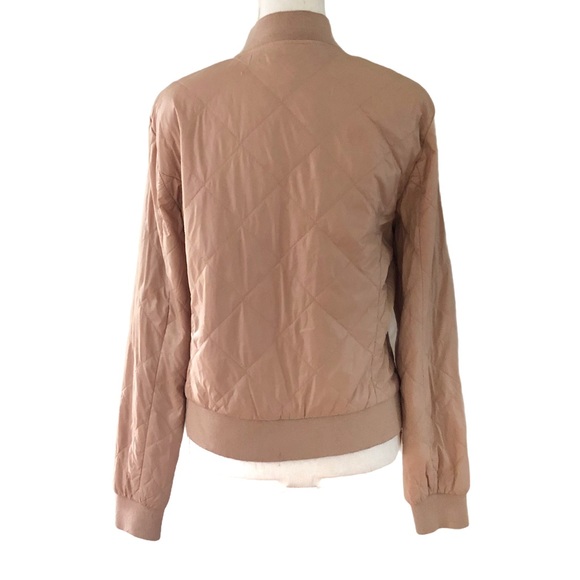 ROMEO & JULIET COUTURE Dusty Pink Bomber J… - Picture 4 of 11